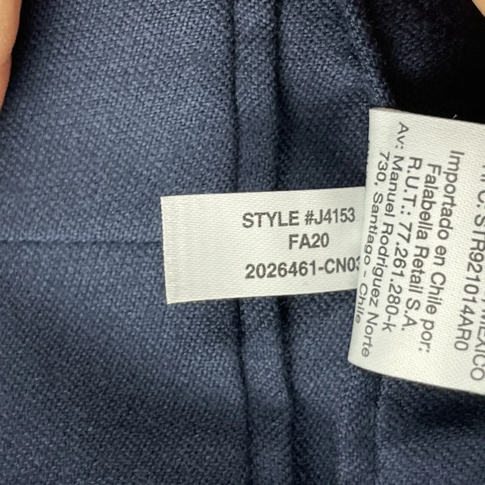 J Crew Ludlow Blazer Sport Coat Mens 36R Blue Slim Fit Unstructured Moon Fabric‎